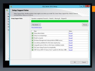 Step by Step Installation of Microsoft SQL Server 2012 | PPTX