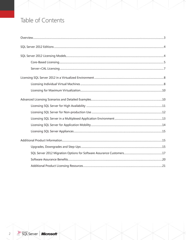 Sql server 2012_licensing_reference_guide | PDF
