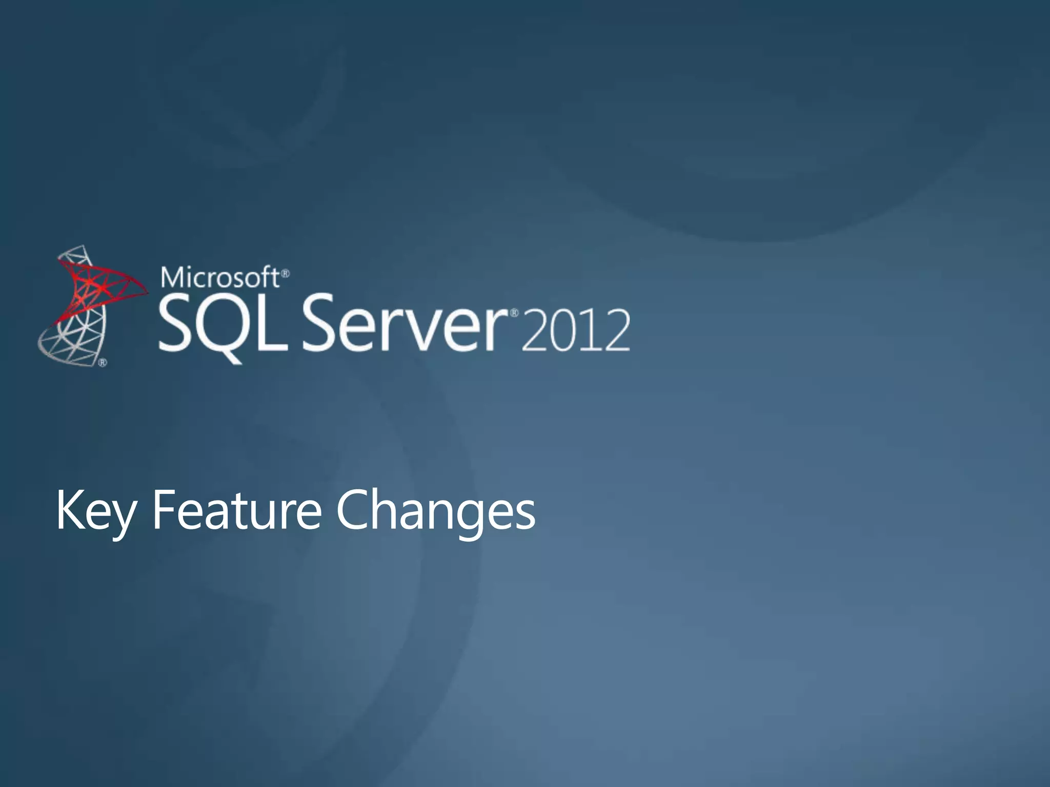 Sql Server 2012 overview and licensing | PPT