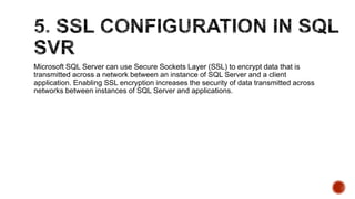 SQL Server 2012 Security Task | PPTX | Databases | Computer Software ...