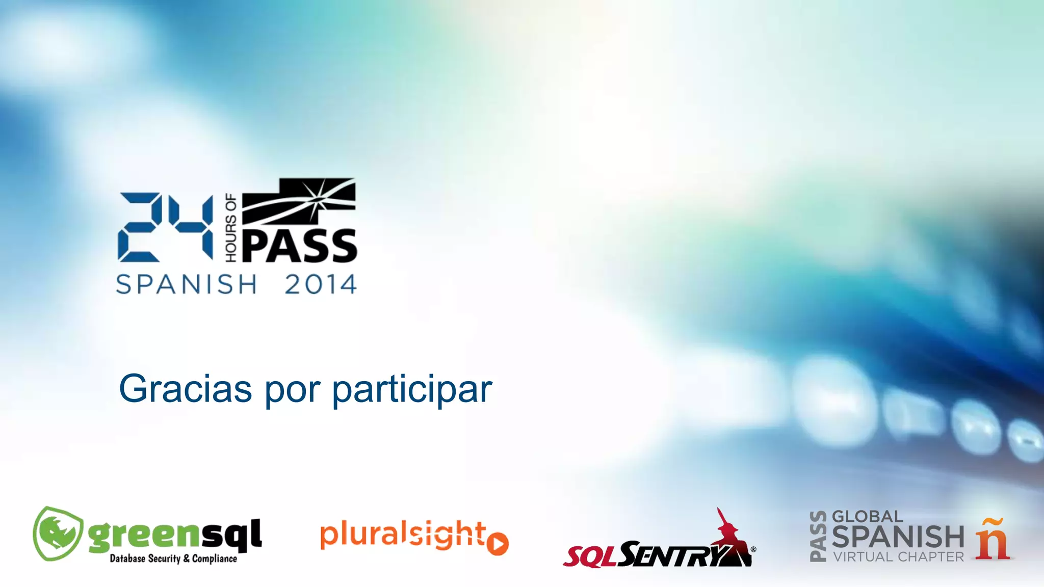 Gracias por participar 
