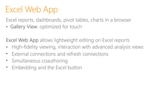 Excel Web App
 