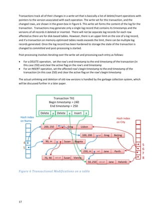 Microsoft SQL Server 2014 in memory oltp tdm white paper | PDF