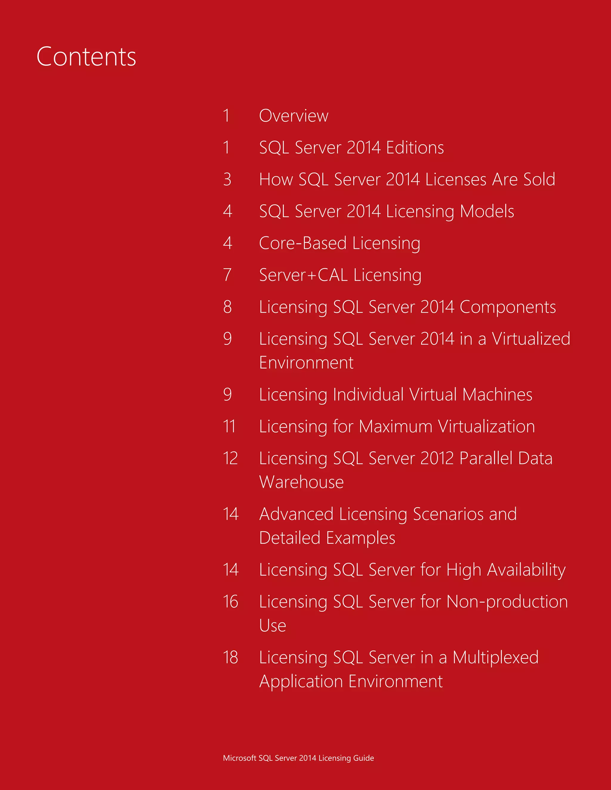 Sql server 2014_licensing_guide | PDF