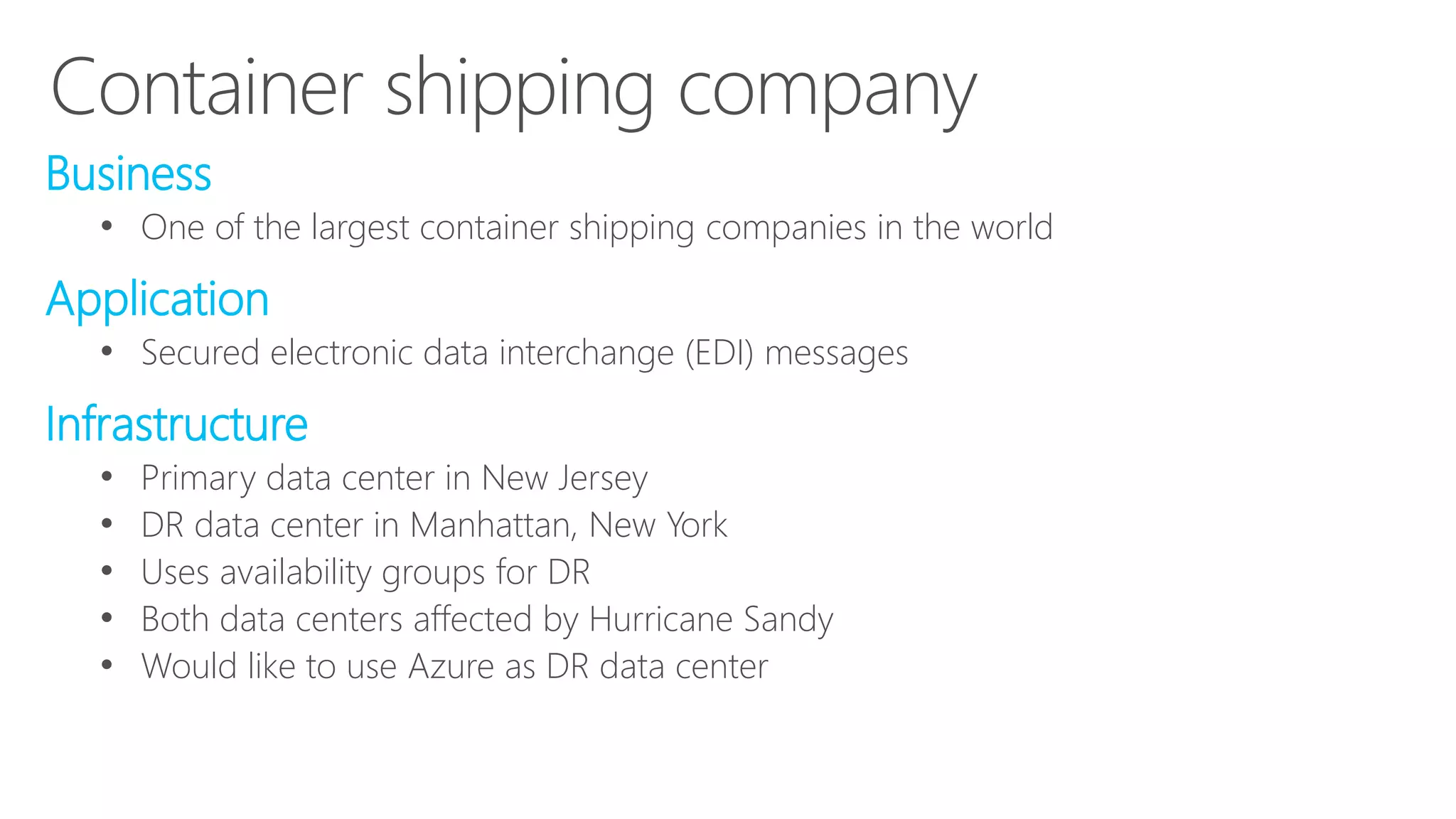 Technologies Supported
Technology SQL Server Version Zero Data Loss Scope # Secondaries Automatic
Failover
Readable
Secondaries
Availability
Groups
SQL Server 2012 Yes*
(Sync Mode)
DB(s) 4 Yes
(w/
additional
cluster
member)**
Yes
Database
Mirroring
SQL Server 2008 R2
SQL Server 2012
Yes*
(High Safety
Mode)
DB 1 Yes
(w/
Witness)**
Limited
(database
snapshots)
Log
Shipping
SQL Server 2008 R2
SQL Server 2012
No DB N No Limited
(standby state)
* Most customers use Async Mode (High Performance) to avoid impacting primary performance
**Async Mode only supports Force Failover to make DR (and potential data loss) a conscious decision
22
 