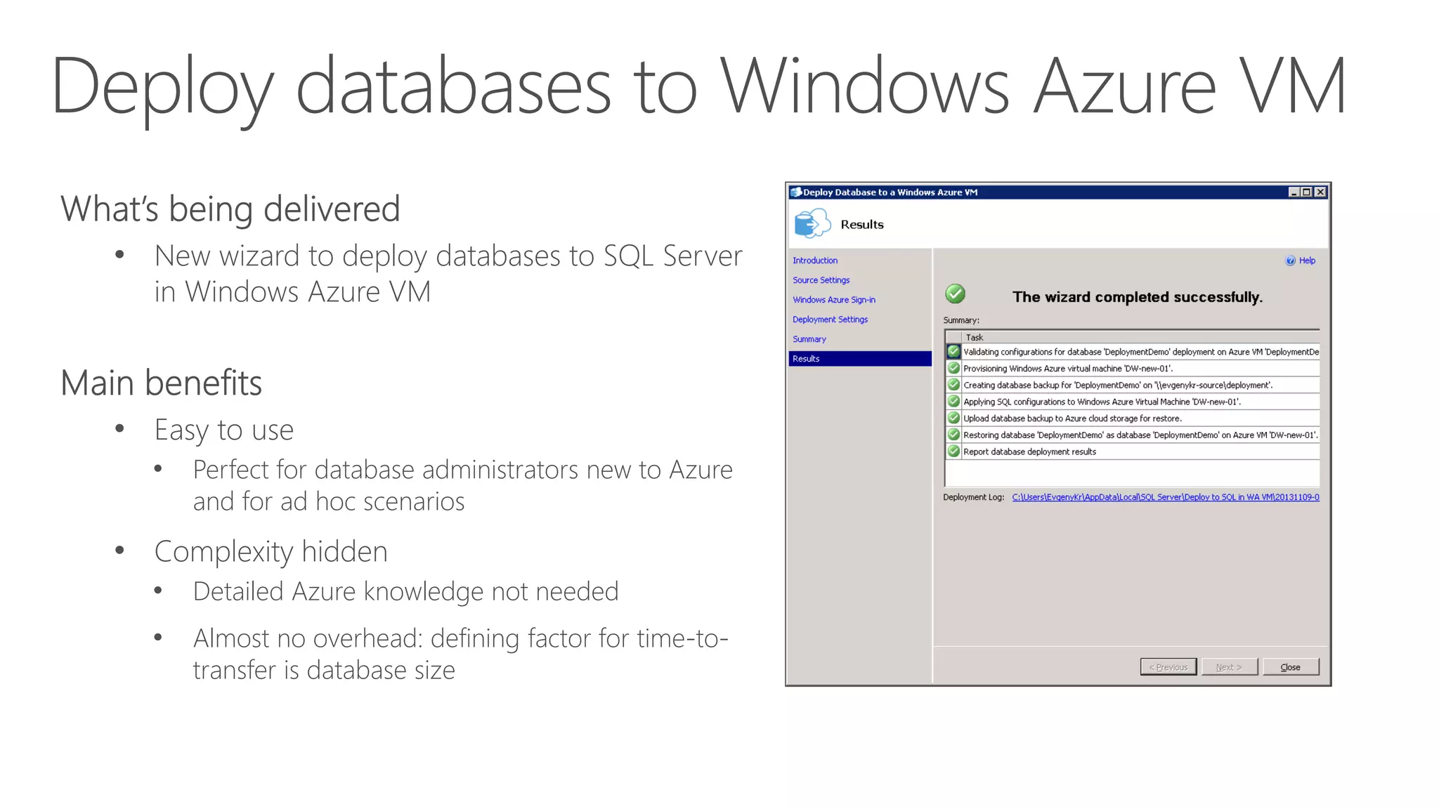 Architecture Diagram
Windows Cluster Windows Cluster
Availability GroupAvailability Group
Primary Secondary
On-Premises (NY) On-Premises (NJ)
Secondary
Cloud
31
 