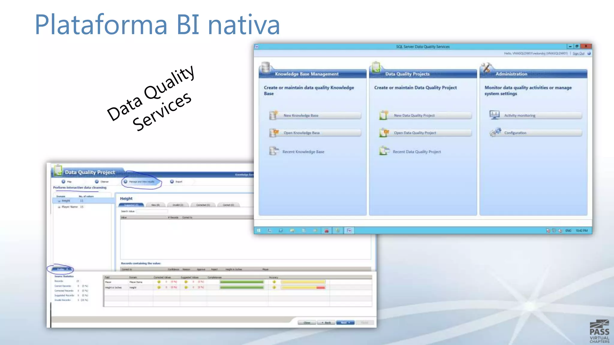 Plataforma BI nativa

 
