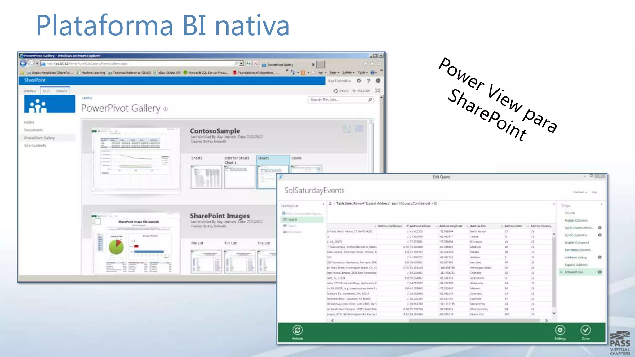 Plataforma BI nativa

 