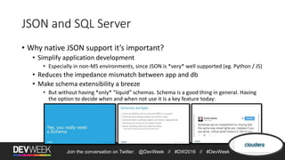 SQL Server 2016 JSON | PPT