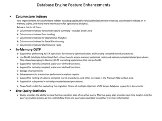 Sql server 2016 new features | PDF