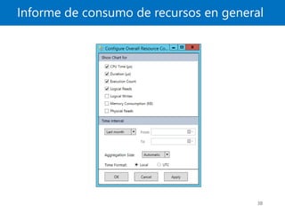 Informe de consumo de recursos en general
38
 