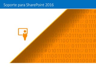 Soporte para SharePoint 2016
 