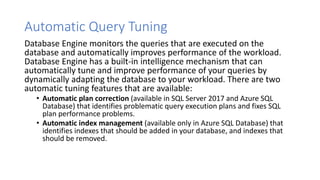 SQL Server 2017 - Adaptive Query Processing and Automatic Query Tuning ...