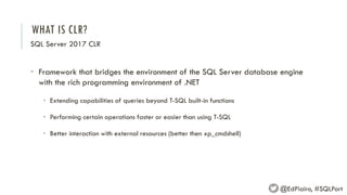 SQL Server 2017 CLR | PPT image.