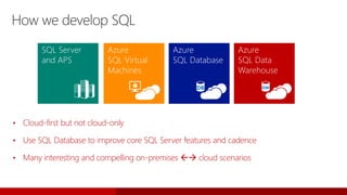 Microsoft SQL server 2017 Level 300 technical deck | PDF