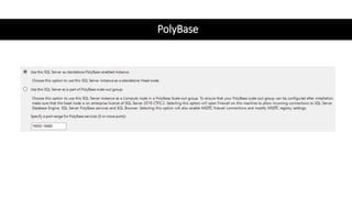 PolyBase
 