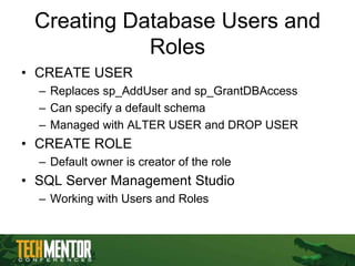 SQL Server Basics Hello world iam here.ppt
