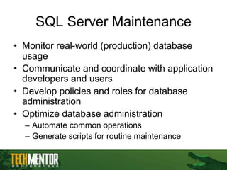 SQL Server Basics Hello world iam here.ppt