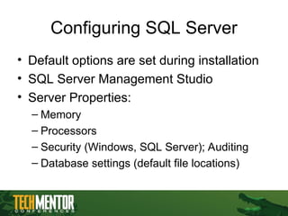 SQL Server Basics Tutorial & Query Builder.ppt
