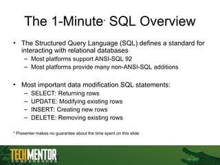 SQL Server Basics Tutorial & Query Builder.ppt