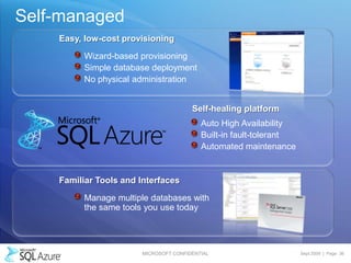 Complex Event ProcessingSITUATION TODAYSQL SERVER 2008 R2 STREAMINSIGHTPressure to handle large volumes of complex data in real timeThe size and frequency of data make it challenging to store for data mining and analysisGrowing need to monitor, analyze and act on the data in motionProcess large volumes of events across multiple data streams in less than a secondManage your business through historical data mining and continuous insightsBuilt-in support for different types of event handling and rich query semantics"Intelligence isn't just about knowing what is happening. It's about looking at the patterns in real time.  If business people want to truly optimize their resources, they must examine patterns in real time.” - Mike Gualtieri - Forrester
