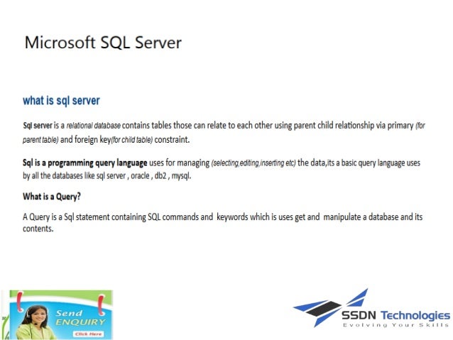 Sql server certification training