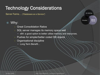 SQL Server Club - SQL Server Enterprise Consolidation - charley hanania ...