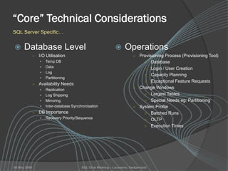 SQL Server Club - SQL Server Enterprise Consolidation - charley hanania ...