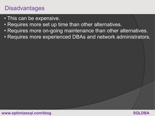 SQL Server Clustering Part1 | PPT