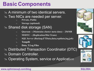 SQL Server Clustering Part1 | PPT