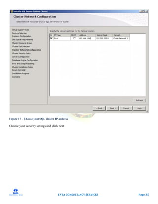 SQL Server Clustering and High Availability | PDF