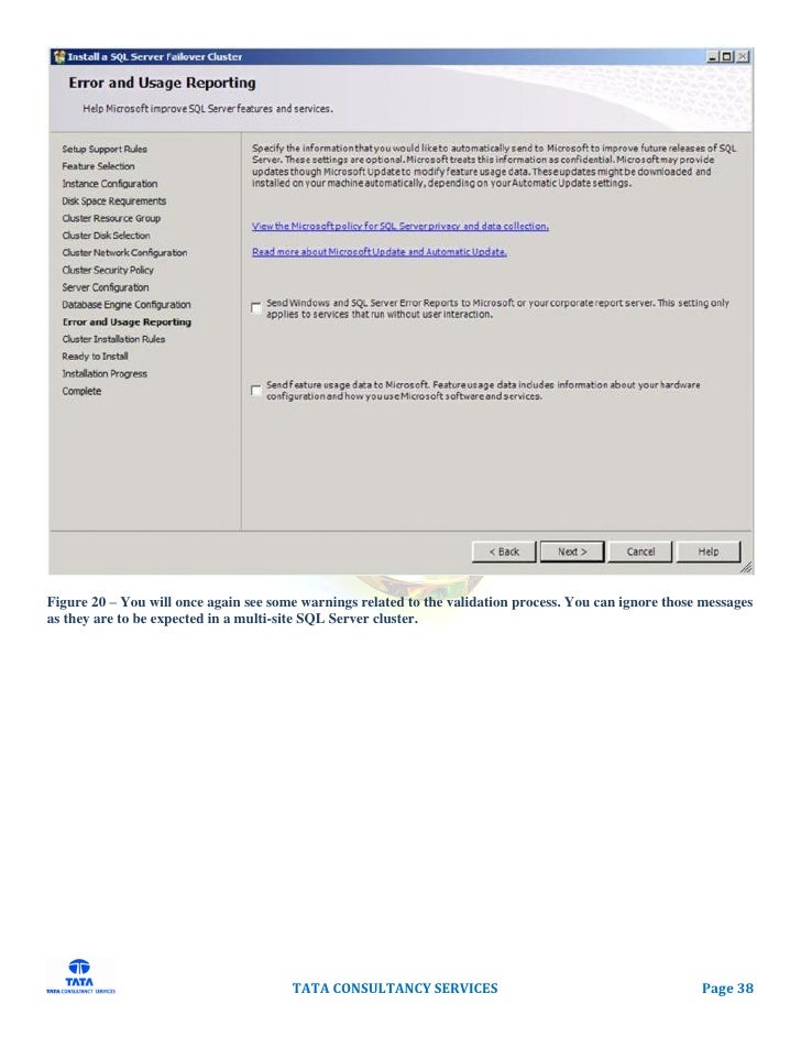 SQL Server Clustering and High Availability