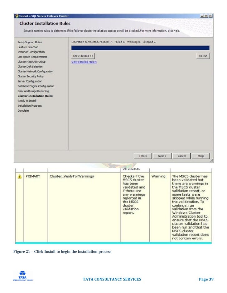 SQL Server Clustering and High Availability