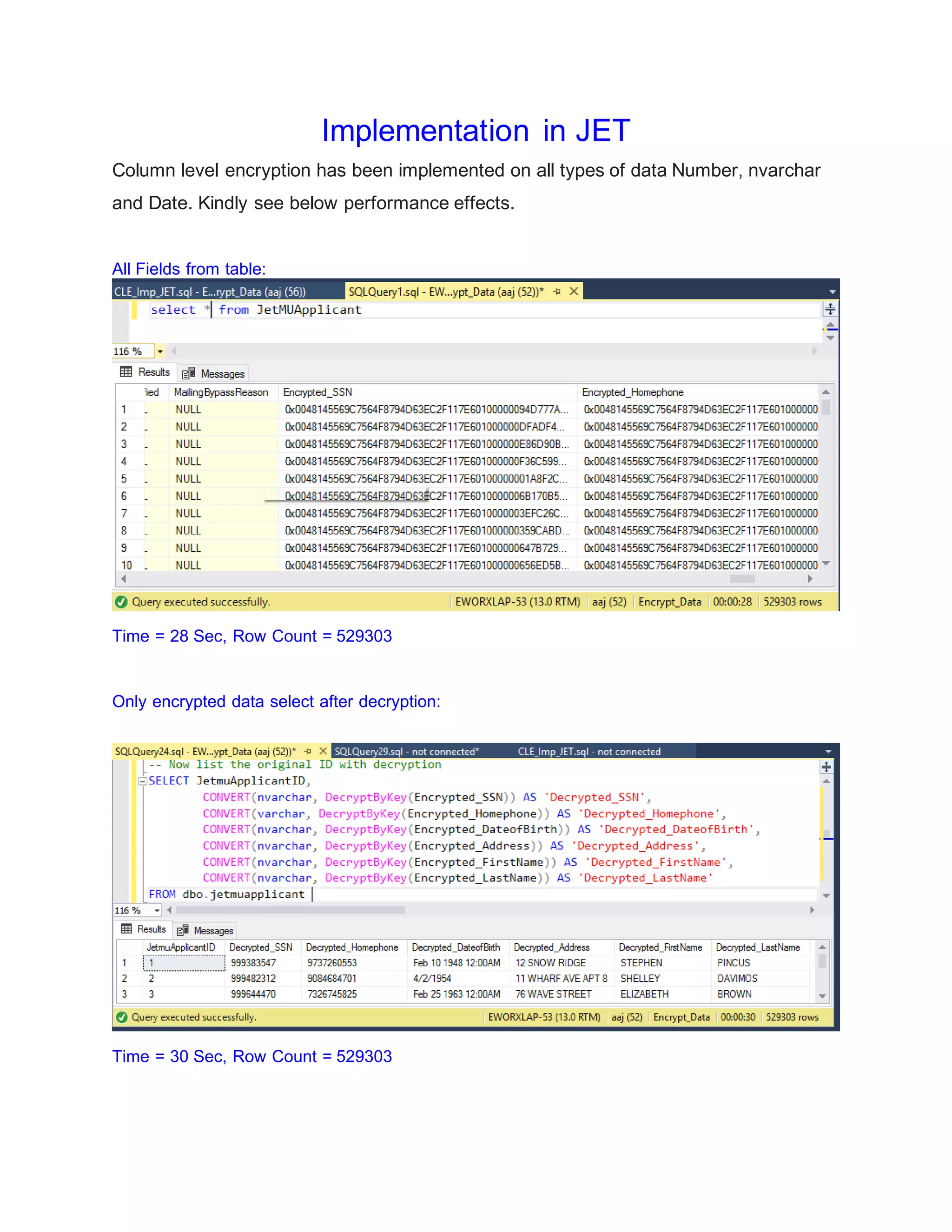 Sql server column level encryption | PDF