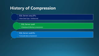 Sql server compression | PPT