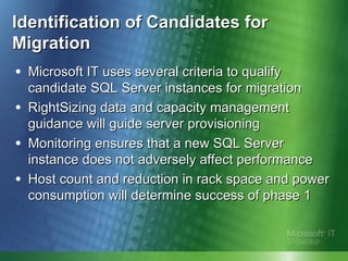 Sql Consolidation Microsoft_SQL_ServerConsolidationTWP.ppt