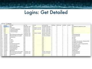 Logins: Get Detailed 
 
