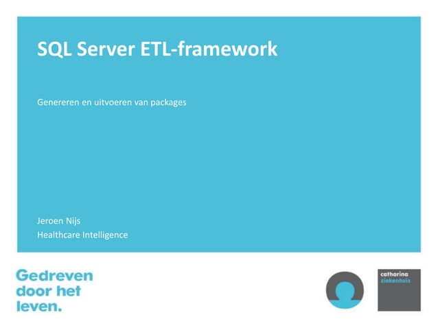 Sql server etl framework | PPTX