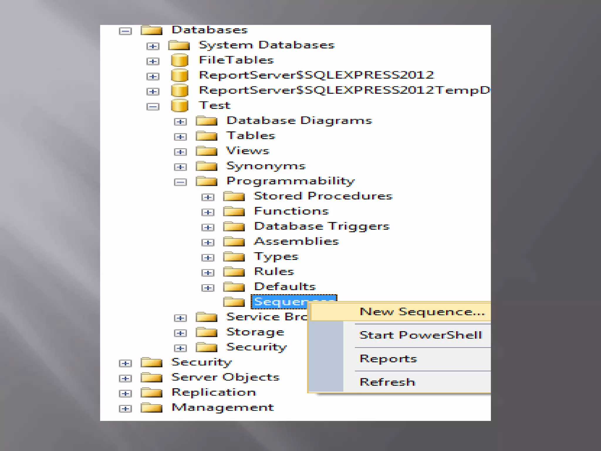 Developers' New features of Sql server express 2012 | PPT