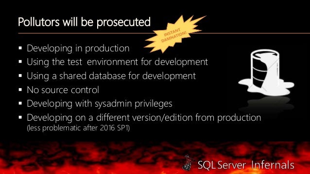 Sql Server Infernals