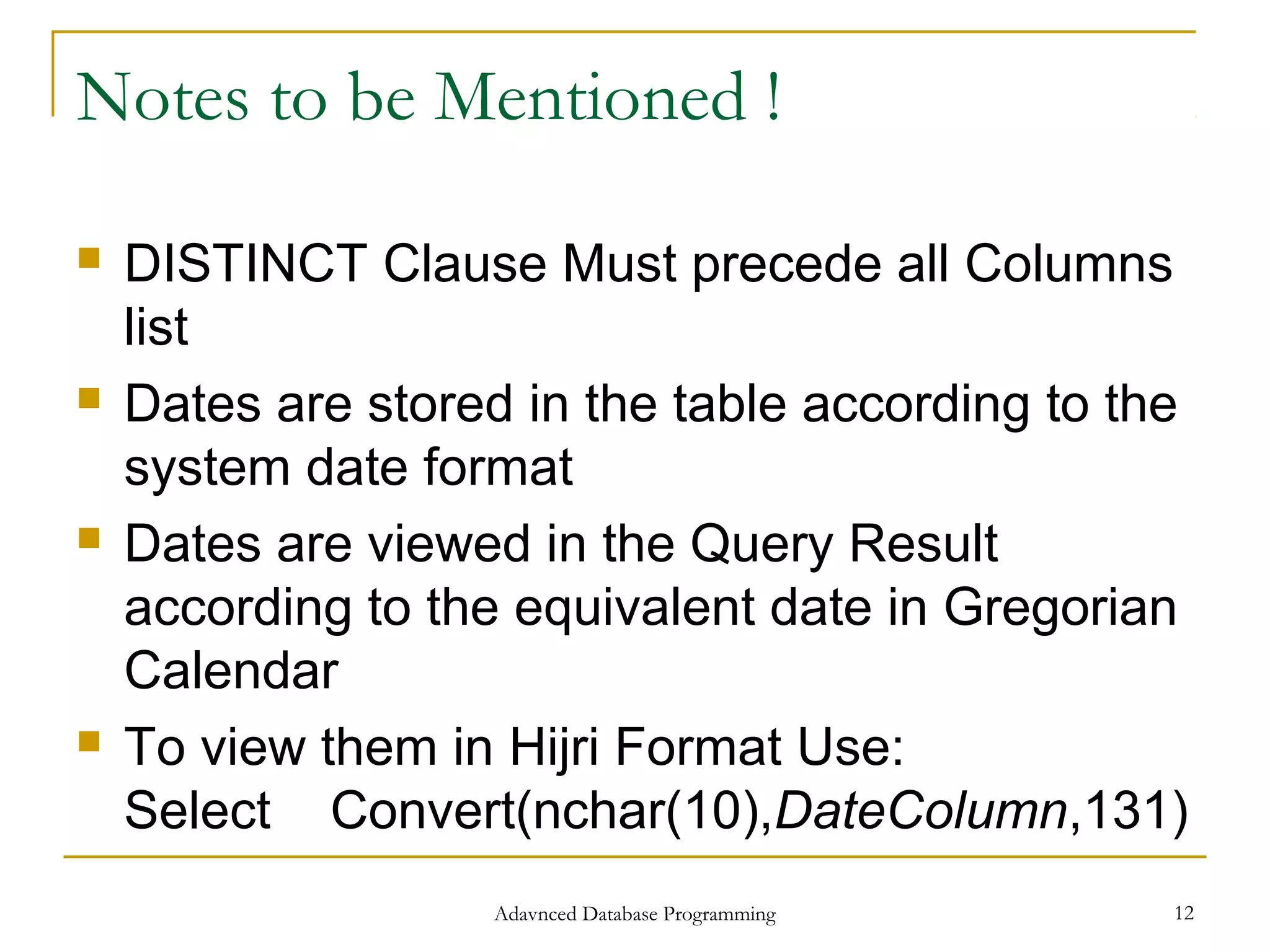 Sql server lab_3 | PPT