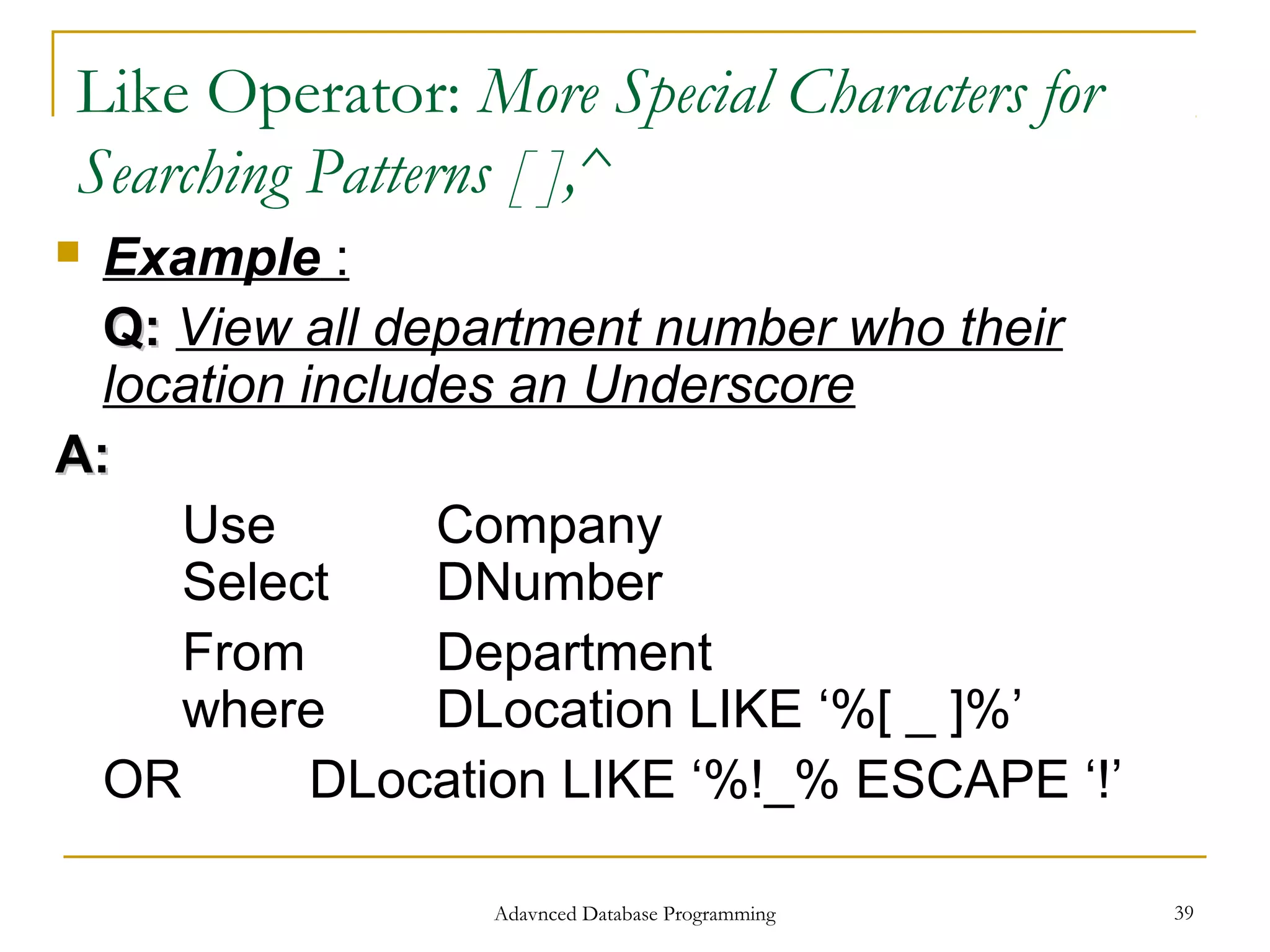 Sql server lab_3 | PPT