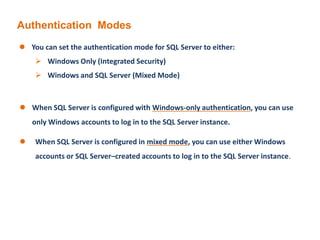 Sql server lesson2 | PPTX | Email | Internet