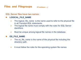 Sql server lesson3 | PPTX | Databases | Computer Software and Applications