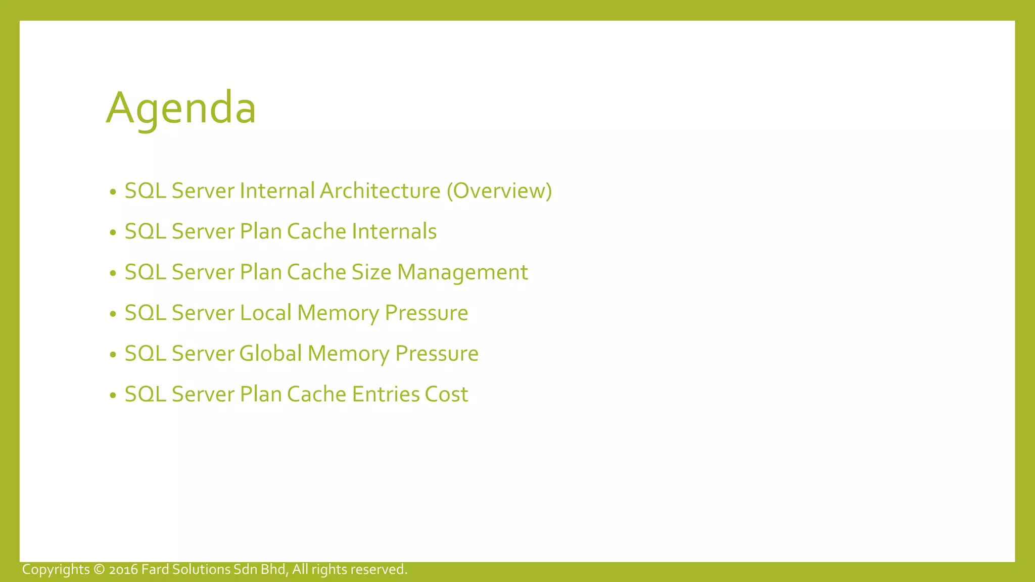SQL Server Memory Pressure | PPT