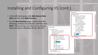 Sql server master data services | PPTX