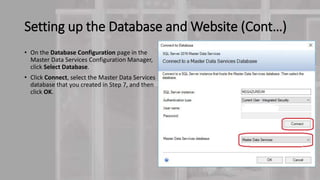 Sql server master data services | PPTX
