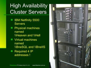 Sql Server On A Cluster | PPT