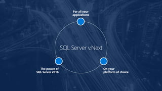 SQL Server v.Next
 