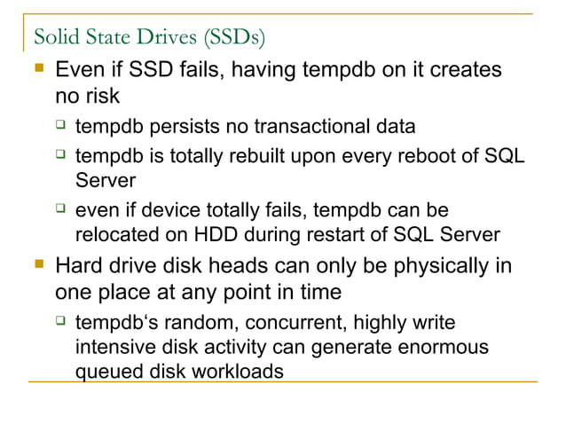 Sql Server Performance Tuning | PPT